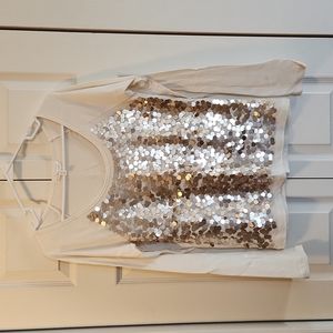 Victoria's Secret Long Sleeve Sequin Tshirt size Medium